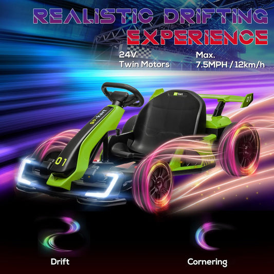 24V Kids Drift Electric Kart